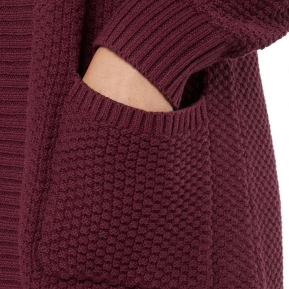 Gap Women's Long Sleeve 100% Cotton Open Cardigan Seed Knit with Pockets 😍 - Picture 5 of 9